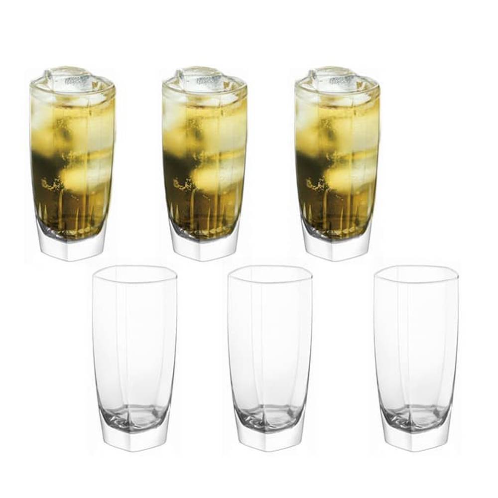 (Set Of 6) Ocean Sensation High Quality HiBall Water Tumbler Juice